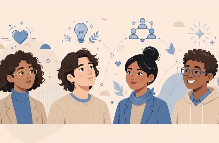 النص البديل للصورة: مجموعة الدبلوماسيين في أنماط الشخصية الستة عشر INFJ وINFP وENFJ وENFP